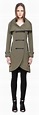 MACKAGE LIANA-S5 KHAKI DOUBLE-BREASTED SPRING SUMMER TRENCH COAT WITH ...