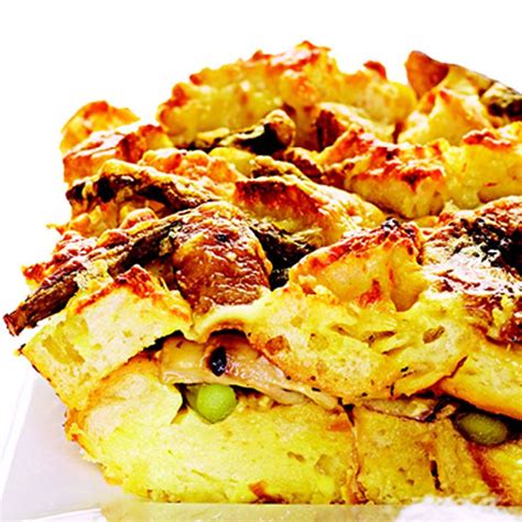 Cheesy Asparagus and Mushroom Strata recipe #BiteMeMore #brunch | Recipes, Best brunch recipes ...