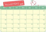 JORNAL R 7ª: Calendário do Mês de Novembro para preencher e Imprimir: