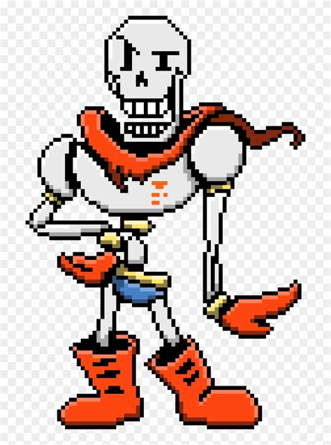 Png Stickpng Undertale Papyrus Colored Sprite Transparent Png X PngFind