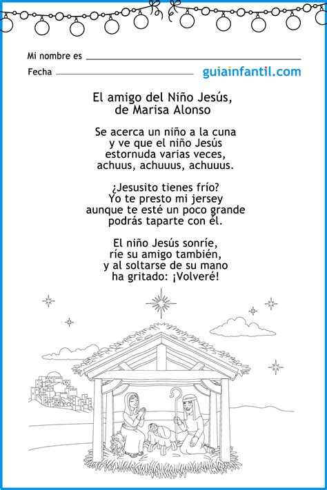 El Amigo Del Niño Jesús Poema Infantil De Navidad Sobre La Generosidad