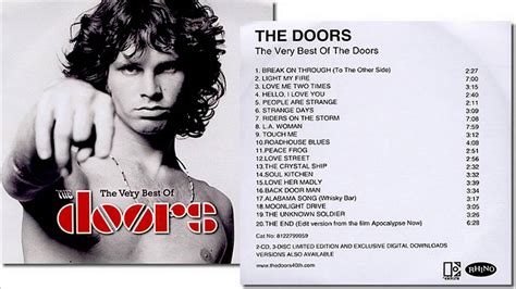 Light my fire (live on the ed sullivan show 1967). The Door - The Very Best of The Doors Full Album - YouTube