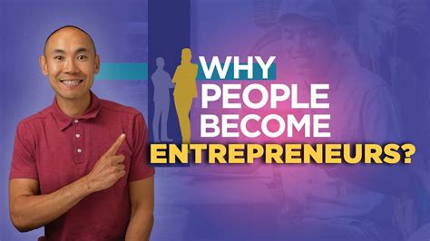5 Reasons Why Do People Choose To Become Entrepreneurs Youtube