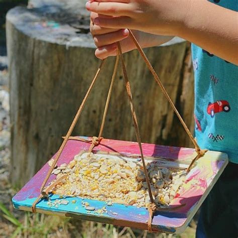 This ever popular wooden bird project is a perfect fit for any room in your home. Crafts for Kids: Homemade Bird Feeders Using Frames ...