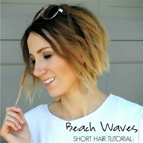 Summer Beauty Beach Waves For Short Hair Tutorial One