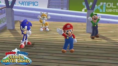 Mario And Sonic At The Olympic Winter Games Wii 4k Festival Mode