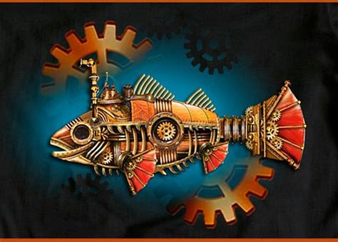 Steampunk Fish By Lunasea3d On Deviantart