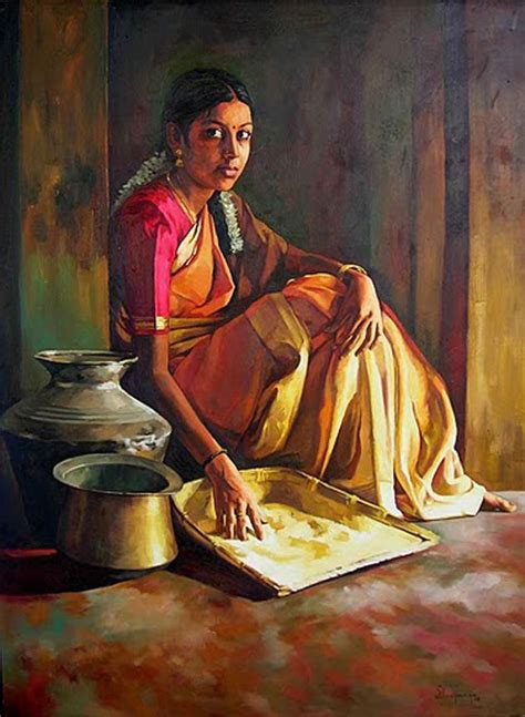 Pin On South Indian Artist Ellyaraja S Painting