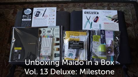Unboxing Maido In A Box Vol 13 Deluxe Milestone Youtube