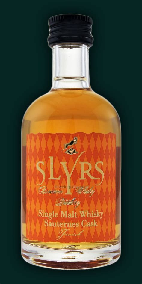 Slyrs Bavarian Single Malt Whisky Sauternes Cask Finished Liter