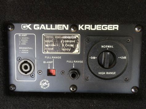 Sold Gallien Krueger 210rbh Speaker Cabinet Gk 210 Rbh