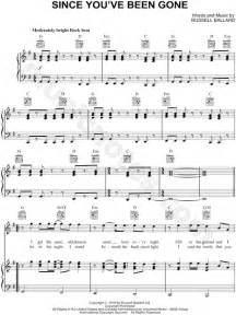 rainbow since you ve been gone sheet music in g major transposable download and print sku