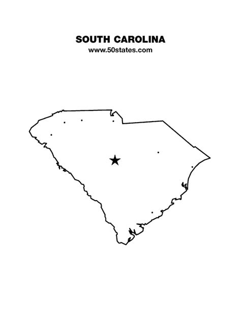 South Carolina Map Svg