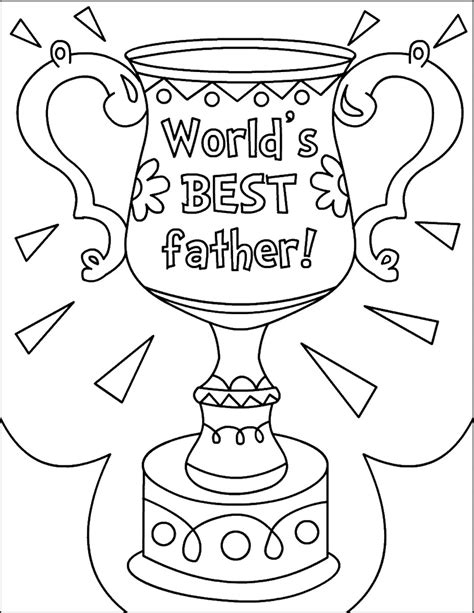 Father’s Day Coloring Pages