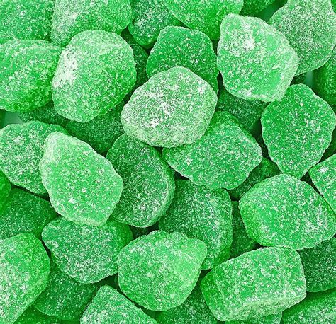 Sweetgourmet Jelly Spearmint Leaves Slices Bulk Candy 7 Pounds