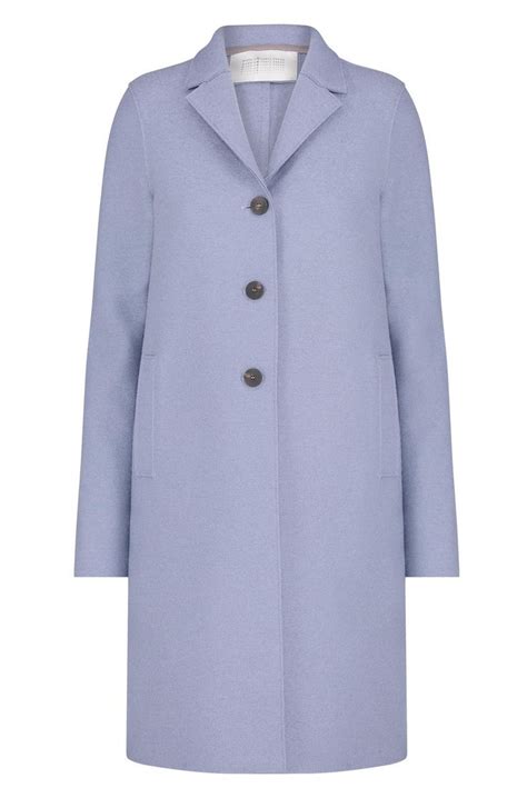 Harris Wharf London Boxy Coat In Pastel Blue Aso Pippa Middleton