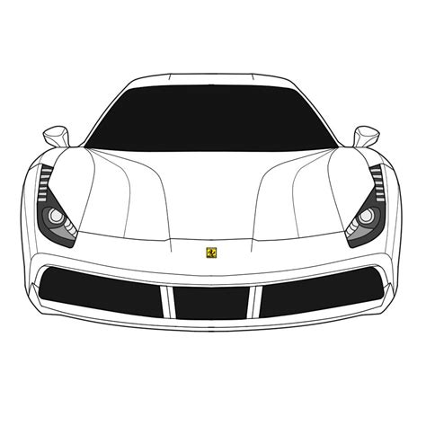 Desenhos De Ferrari Para Colorir P Ginas Para Colorir Gratuitas