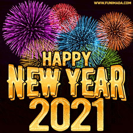 Send cute and warm ecards from our site to your friends/ family/ loved ones and infect them with contagious smiles. Happy New Year 2021 GIF - Get The Best New Year Animated ...