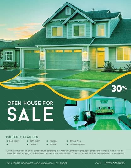 House For Sale Advertisement 17 Examples Illustrator Design Word