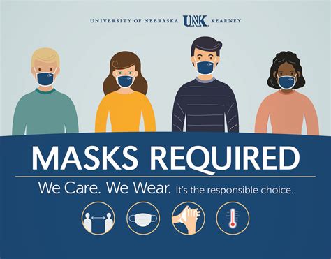We Care We Wear Face Masks Are Key Component Of Unks Fall Plan Unk News