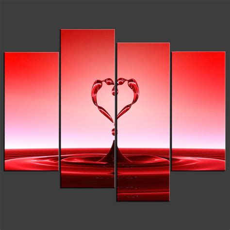 15 The Best Red Canvas Wall Art