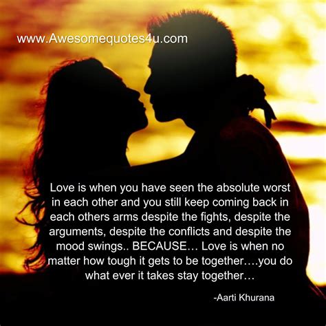Awesome Quotes What Is Love All About