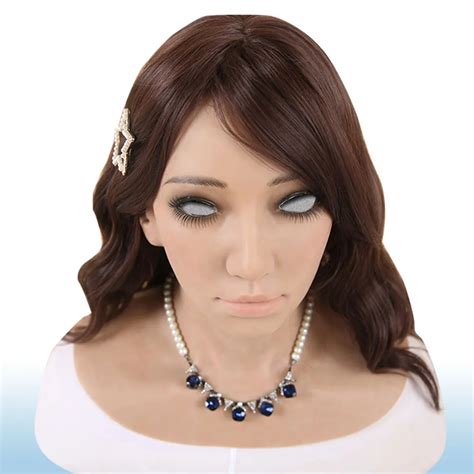 Music Poet Face Silicone Realistic Female Masks Halloween Masks Masquerade Cosplay Drag Queen
