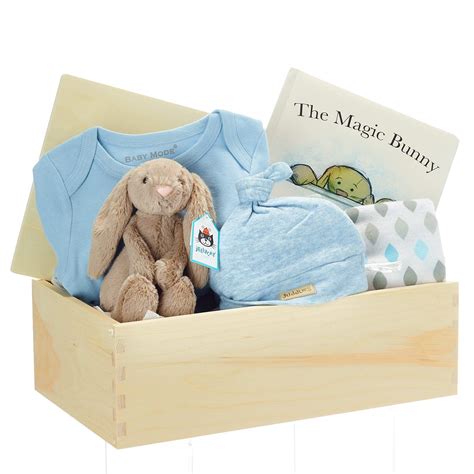 Premium Plush Baby Boy T Basket For Newborns Canada Delivery