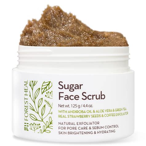 Face Sugar Scrub Facial And Body Exfoliator For Cellulite Skin