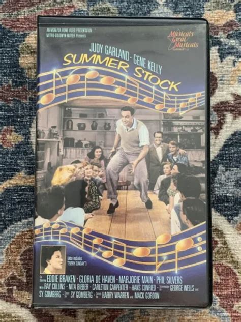 summer stock vhs video tape movie clamshell judy garland gene kelly 3 80 picclick