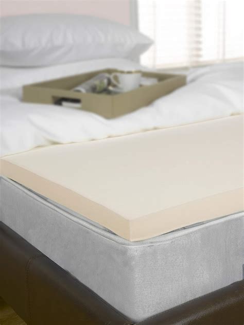 littens 1 25mm superking bed size visco memory foam mattress topper orthopaedic support