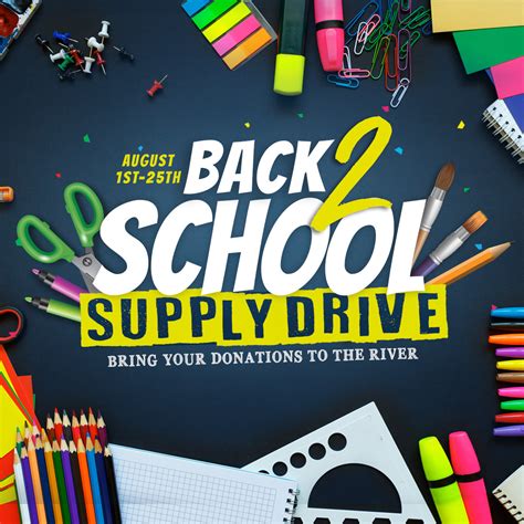 Back To School Supply Drive Theriver