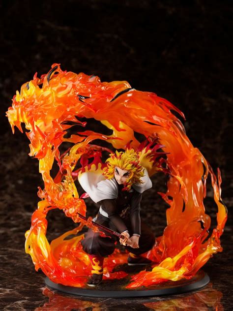 Nerdchandise Demon Slayer Kimetsu No Yaiba Statue Flame Tiger Kyojuro