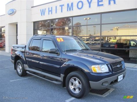 2003 True Blue Metallic Ford Explorer Sport Trac Xlt 4x4 57486790