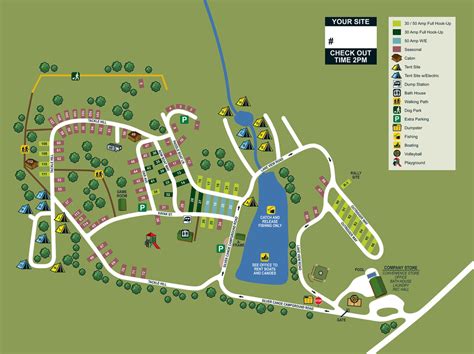 Campground Map And Rules Silver Canoe Campground 724783 6000