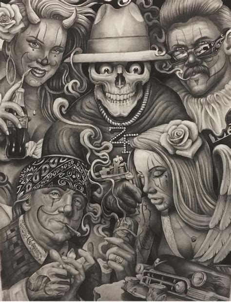 Pin By Tinny Cha On Mc Chicano Art Tattoos Chicano Drawings Prison Art