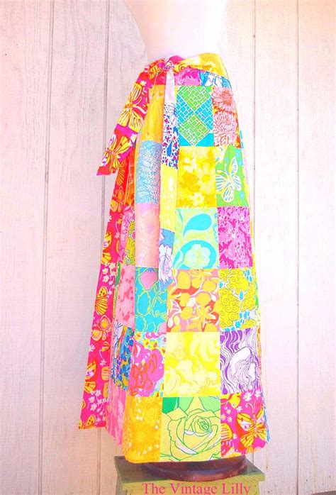 Vintage Lilly Pulitzer Skirt Maxi Reversible By Thevintagelilly