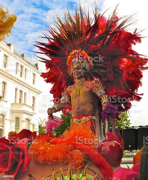 Carnaval De Notting Hill Realizador En Londres Inglaterra Foto De Stock