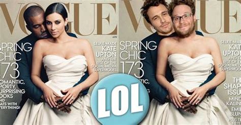 James Franco And Seth Rogen Mock Kim Kardashian Vogue Cover