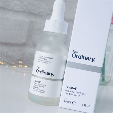 Can i use the ordinary with time, our natural hyaluronic acid production gradually diminishes but we can recover it with supplements and cosmetics. The Ordinary "Buffet" Multi Technology Peptide Serum 30ml ...