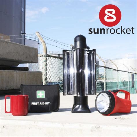 Sunrocket Solar Kettle Camping Thermos Disaster Preparation Emergency