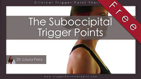The Suboccipital Trigger Points Free Full Video Youtube