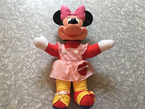 1989 Mattel Disney Minnie Mouse Learn To Dress Me Doll Etsy Canada Disney Minnie Mouse