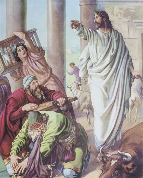 CLEANSING THE TEMPLE SH - CATHOLIC PRINTS PICTURES - Catholic Pictures