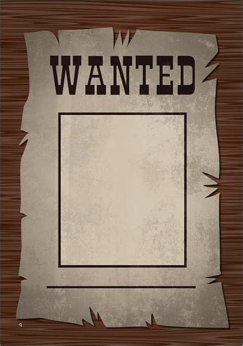 Western Steckbrief Vorlage Kostenlos Erstaunlich Wanted Poster · Free