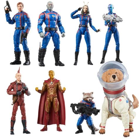 Marvel Legends Guardians Of The Galaxy Vol 3 Cosmo Baf Set Of 7 Kapow Toys