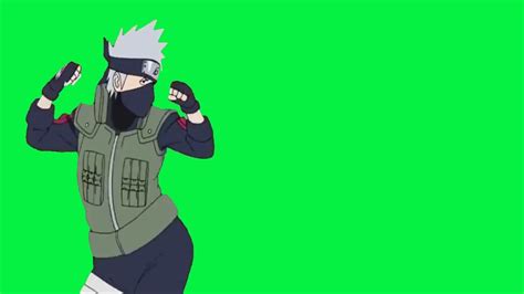 Naruto Shippuden Green Screen Kakashi And Guy Dance Janken Janken