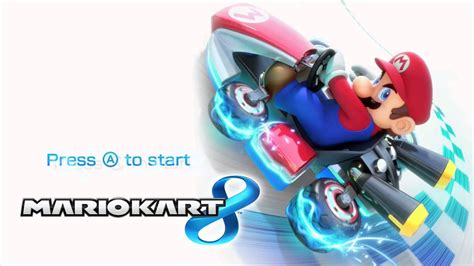Mario Kart 8 Title Screen Wii U Youtube