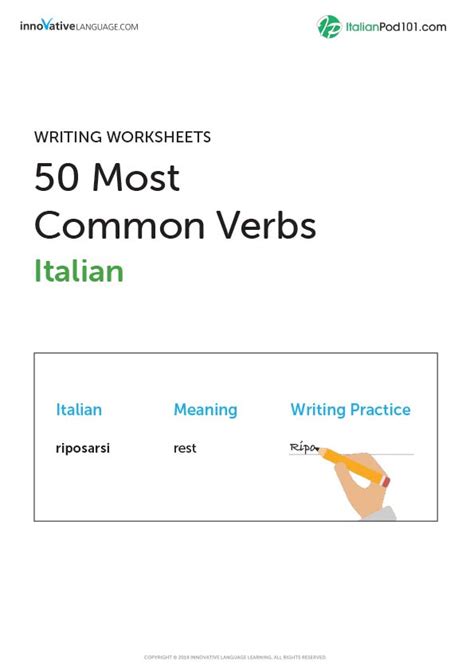 16 Italian Worksheets For Beginners Pdf Printables