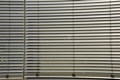 Metal Blinds Outdoor As Sun And Sight Protection Stock Image Image Of